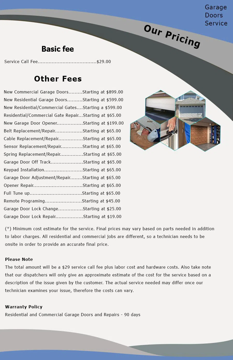 Security Garage Door Service Lakewood, WA 253-292-9485